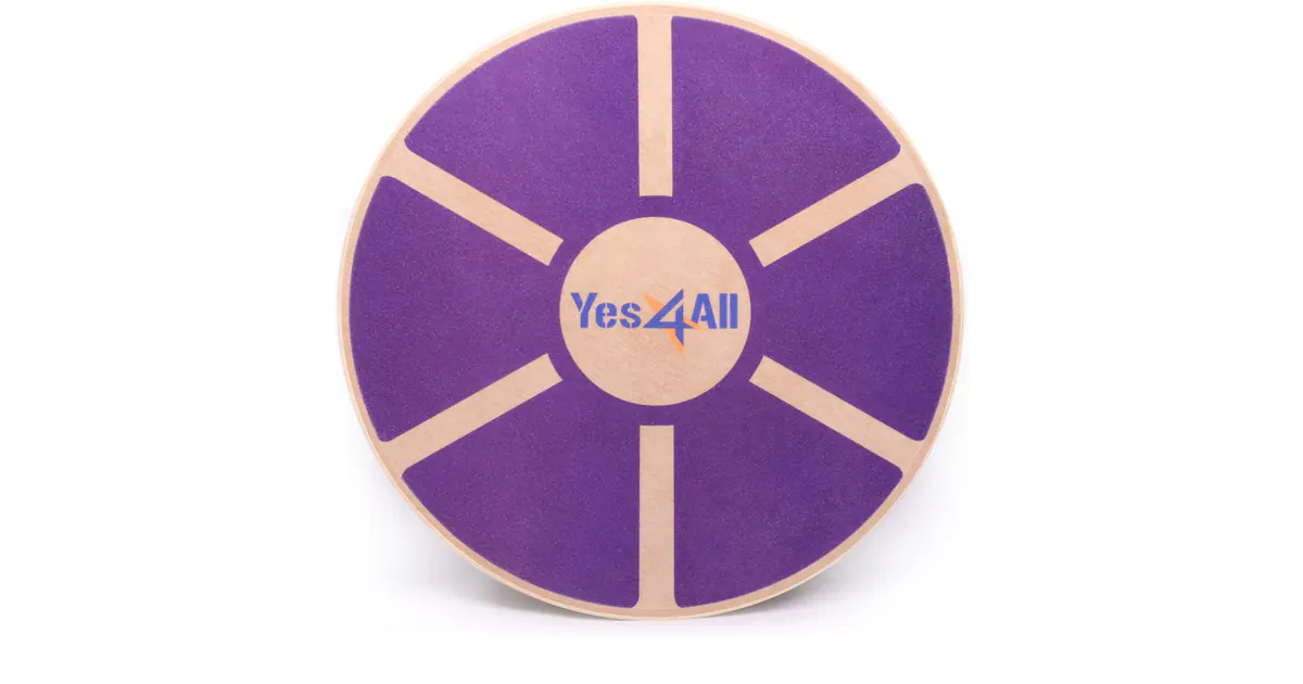 Ping colored Yes4All Wooden Wobble Balance Board