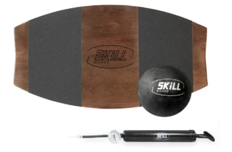 Skill board with their pump and ball